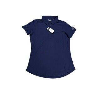 Straight Down X Fairmont Golf Polo Navy Blue‎ Women's Size Small Summer